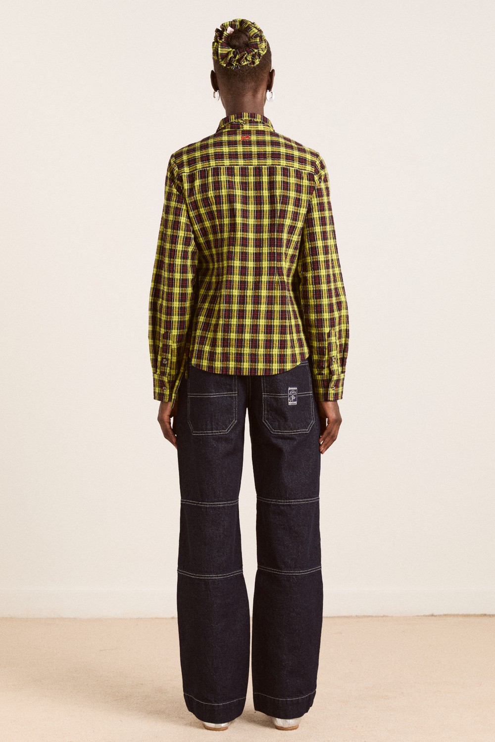 DAMSON MADDER | Fliss Jean in Mist Lavender - Relaxed Straight Leg
