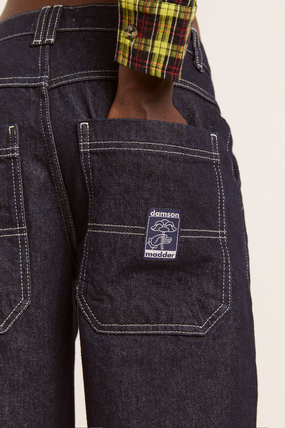 DAMSON MADDER | Fliss Jean in Mist Lavender - Relaxed Straight Leg