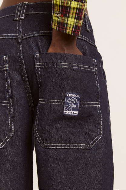 DAMSON MADDER | Fliss Jean in Mist Lavender - Relaxed Straight Leg