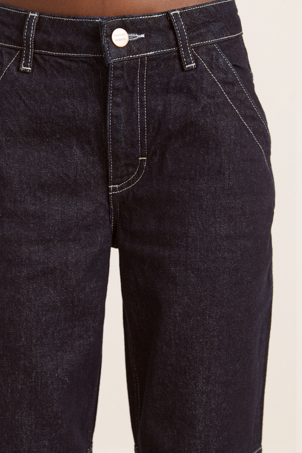 DAMSON MADDER | Fliss Jean in Mist Lavender - Relaxed Straight Leg