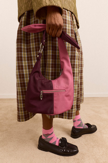 DAMSON MADDER-666 GENE MINI TIE BAG-PINK BURG COLOURBLOCK_03.jpg