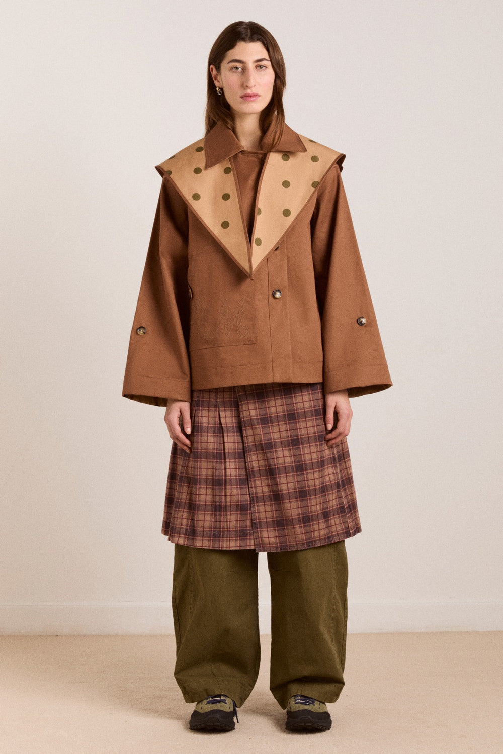 DAMSON MADDER-666 JERRY RE CROP TRENCH-GINGER CHECK_04.jpg