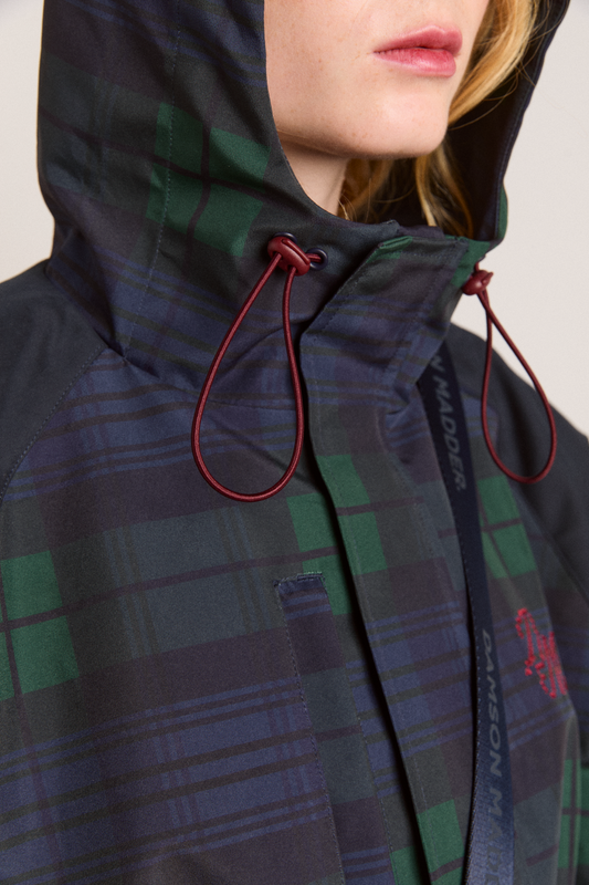 Aw25-dm-2135 Liu Raincoat Navy