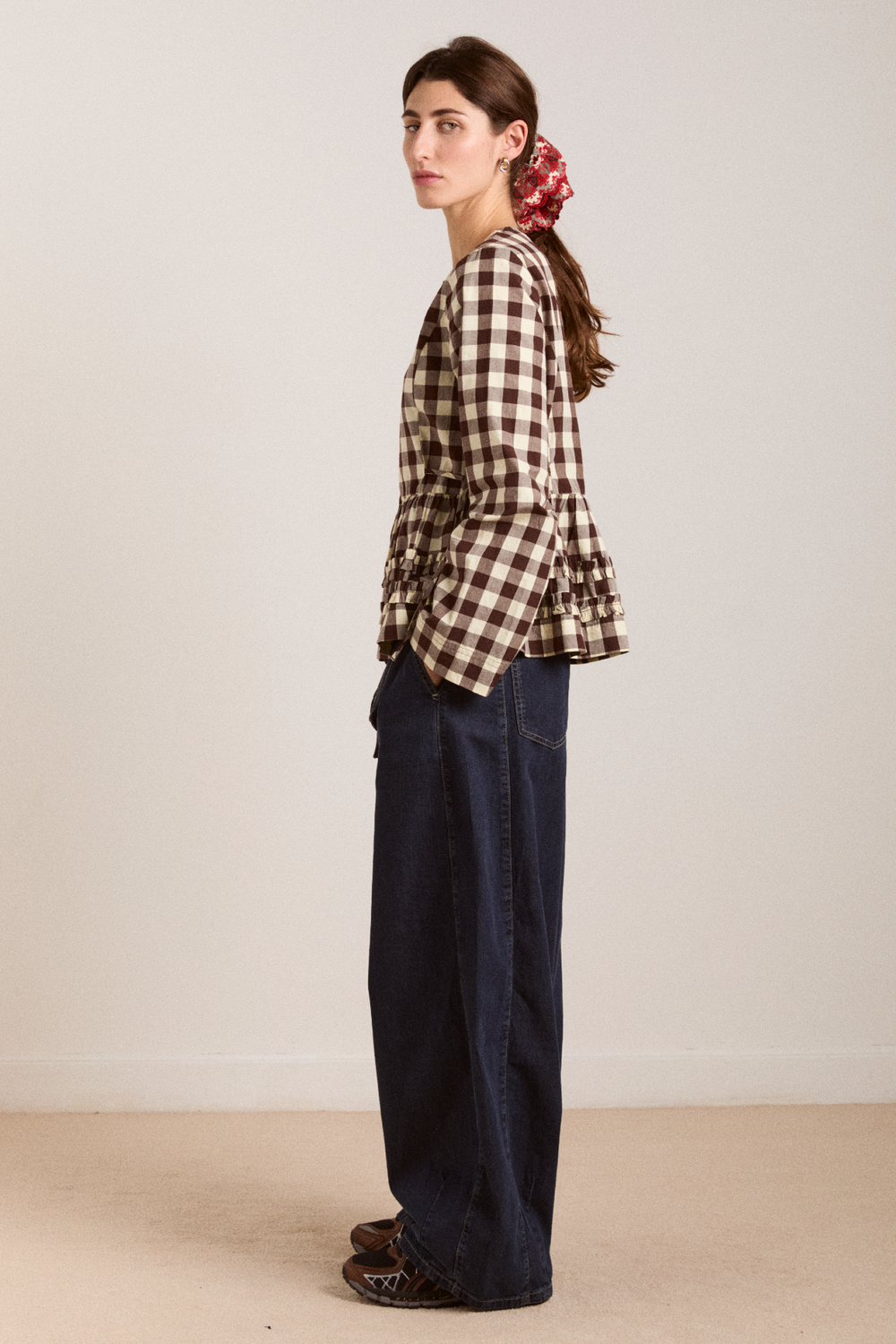 DAMSON MADDER | Madison Blouse in Butter Gingham - Relaxed Cotton