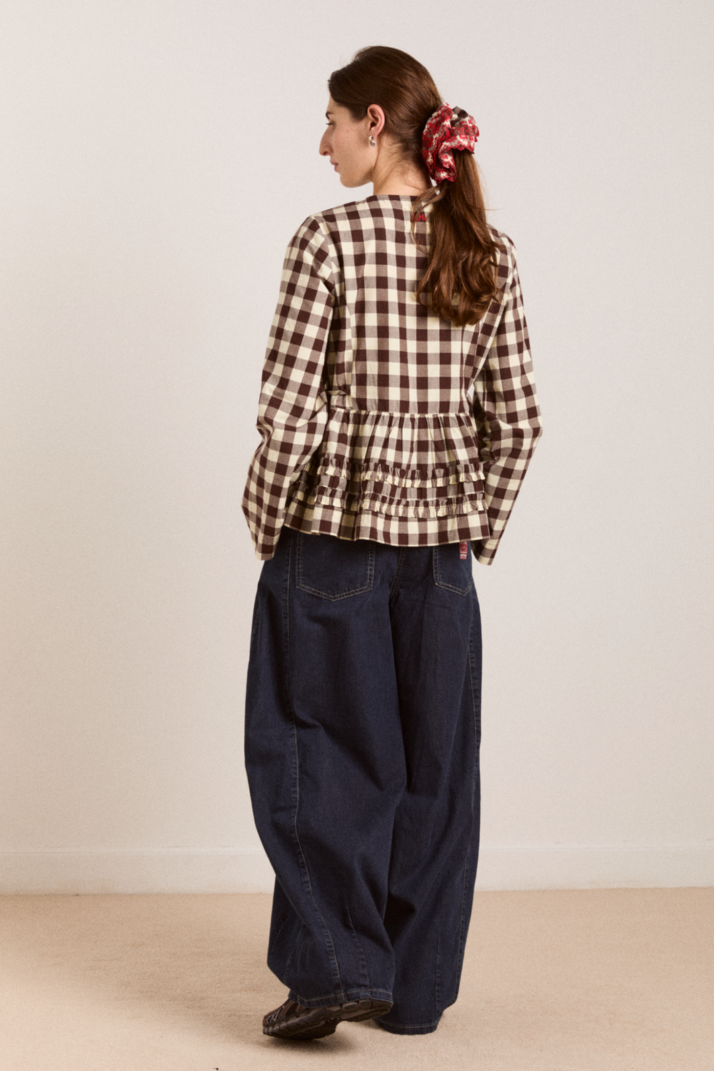 DAMSON MADDER | Madison Blouse in Butter Gingham - Relaxed Cotton