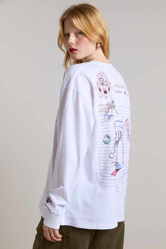 Aw25-dm-2192 Olive Hotel Ls T White