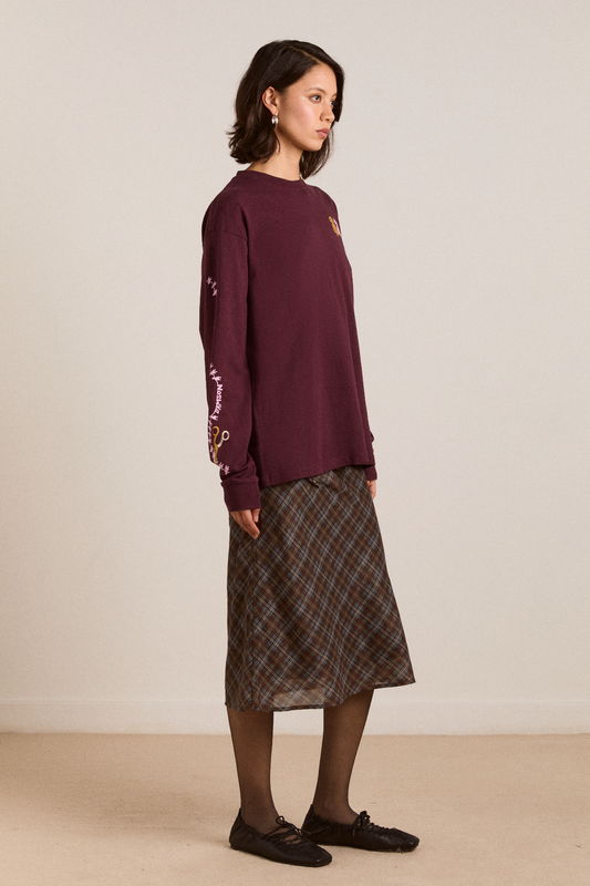 Paper Cut Gals Women Tee 100 Percent Organic Cotton - Mint Leaf