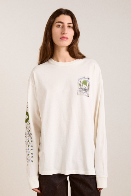 DAMSON MADDER | Plant Patch Pals Oversized T-Shirt - Off-White