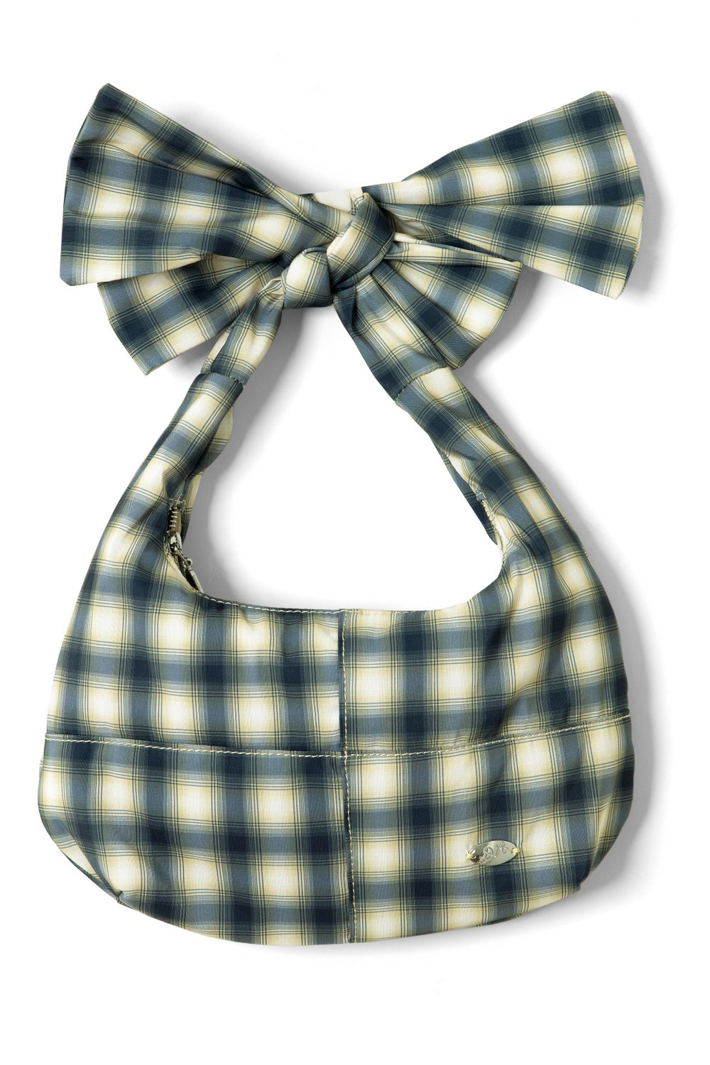 DAMSON MADDER-666 ROO CHECK TIE BAG-CARDAMON CHECK_04.jpg