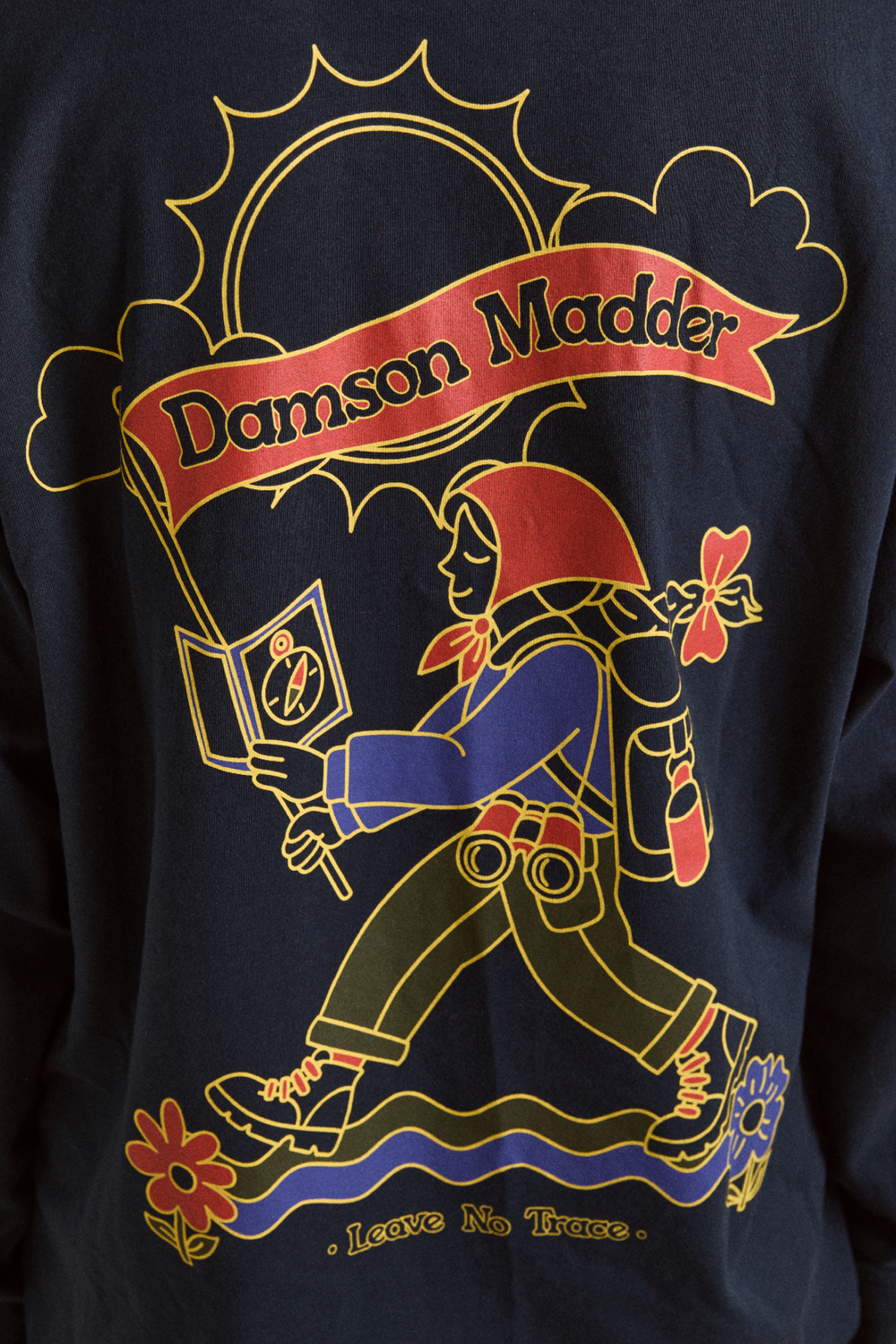 DAMSON MADDER | The Rambler Tee - Oversized Navy Graphic Tee