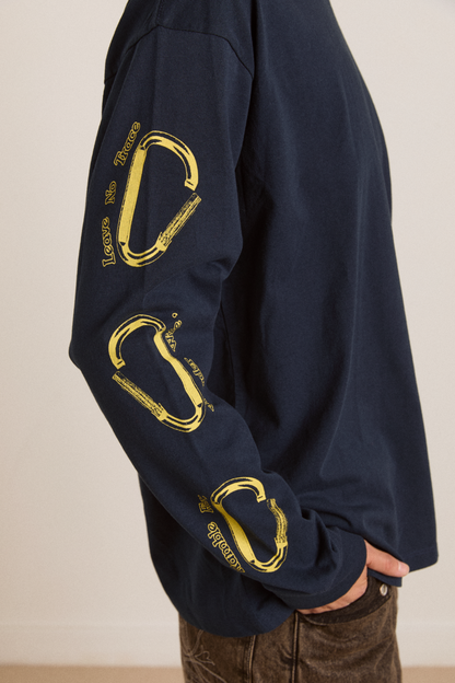 DAMSON MADDER | The Rambler Tee - Oversized Navy Graphic Tee