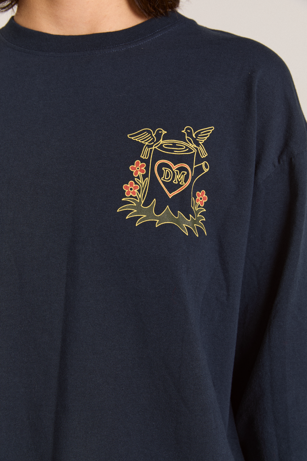 DAMSON MADDER | The Rambler Tee - Oversized Navy Graphic Tee