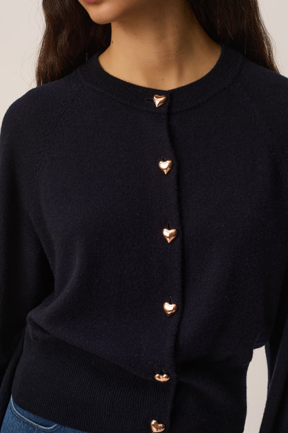 Cardigan Arbalette Marine
