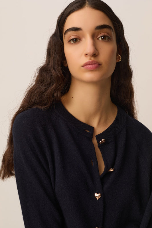 Cardigan Arbalette Marine
