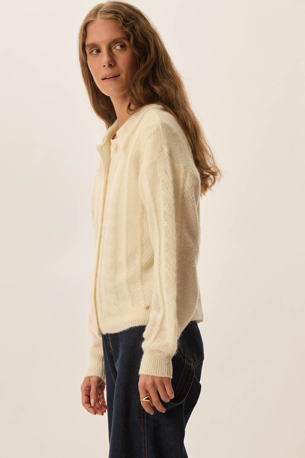 Cardigan Capu Capucine Creme