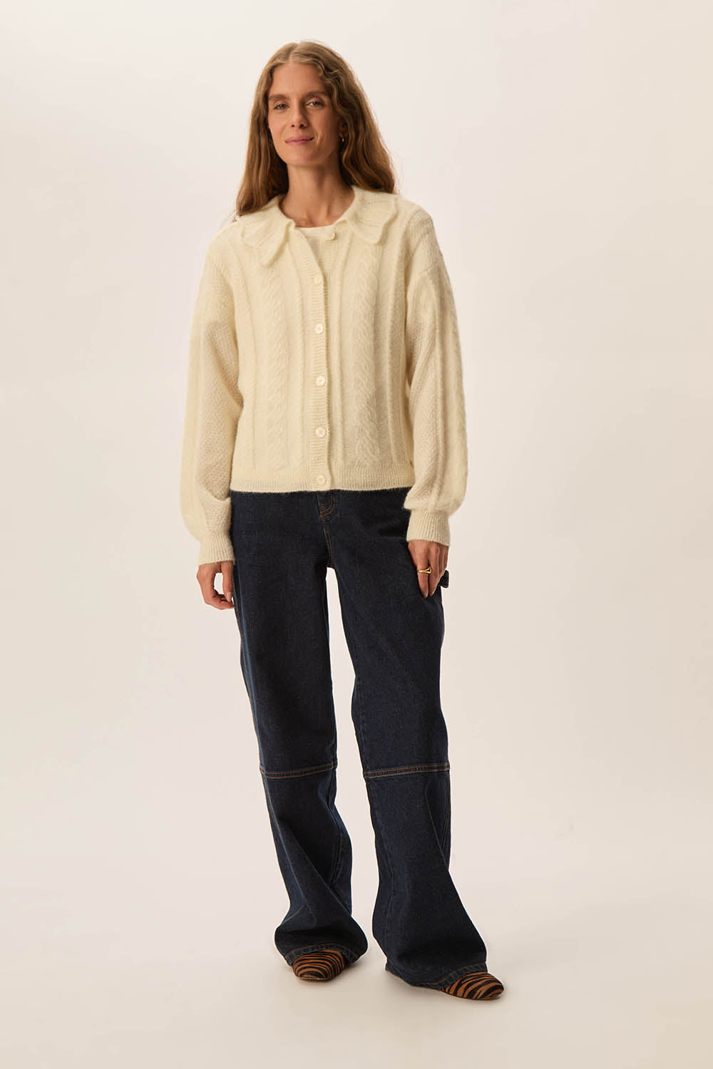 Cardigan Capu Capucine Creme