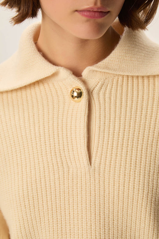 Sweatshirt Do Domino Creme