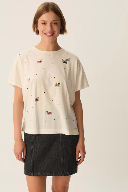Tshirt Fanelie Tee Ecru