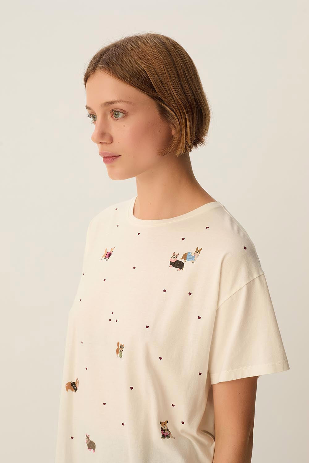 Tshirt Fanelie Tee Ecru
