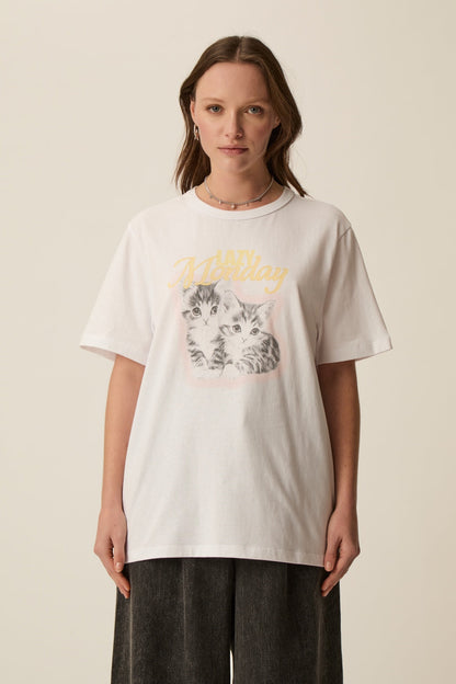 Women T Shirt Short Sleeve 100% Cotton Jersey - Ecru