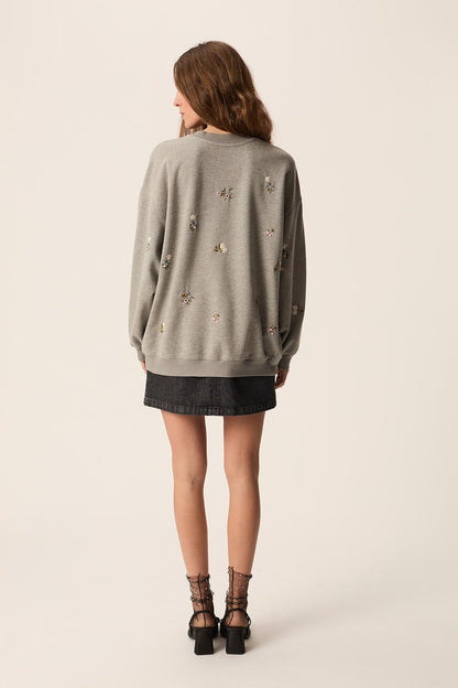 Sweatshirt Jo Joya Gris-Chine