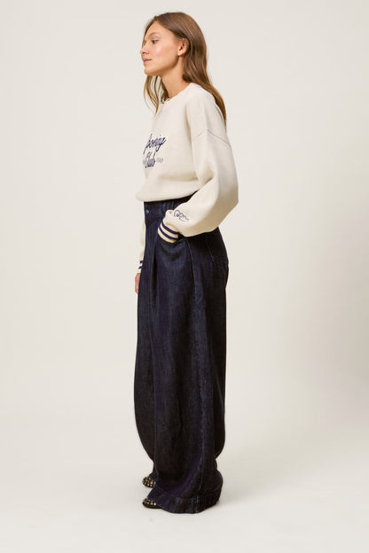 Jeans Loulou Deep-Blue