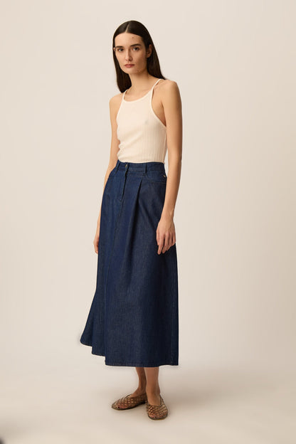 Skirt Luce Dark-Indigo