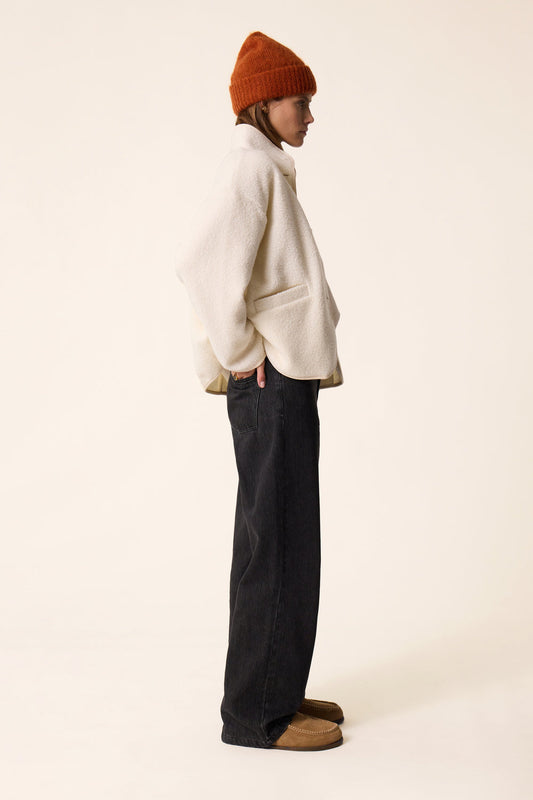 Des Petits Hauts | Zlavina Jacket - Cream Bouclé Knit