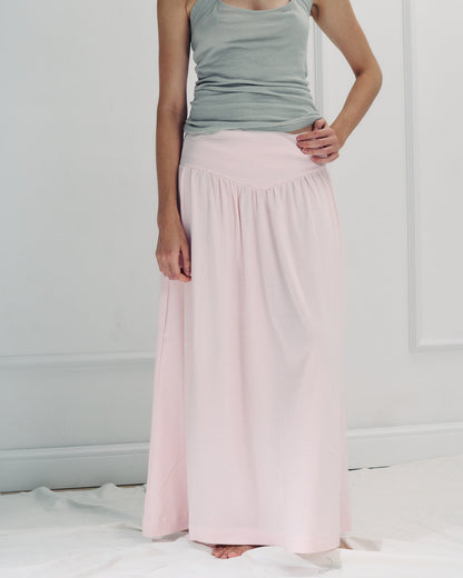 DE Base | Donna Cotton Skirt in Baby-Pink