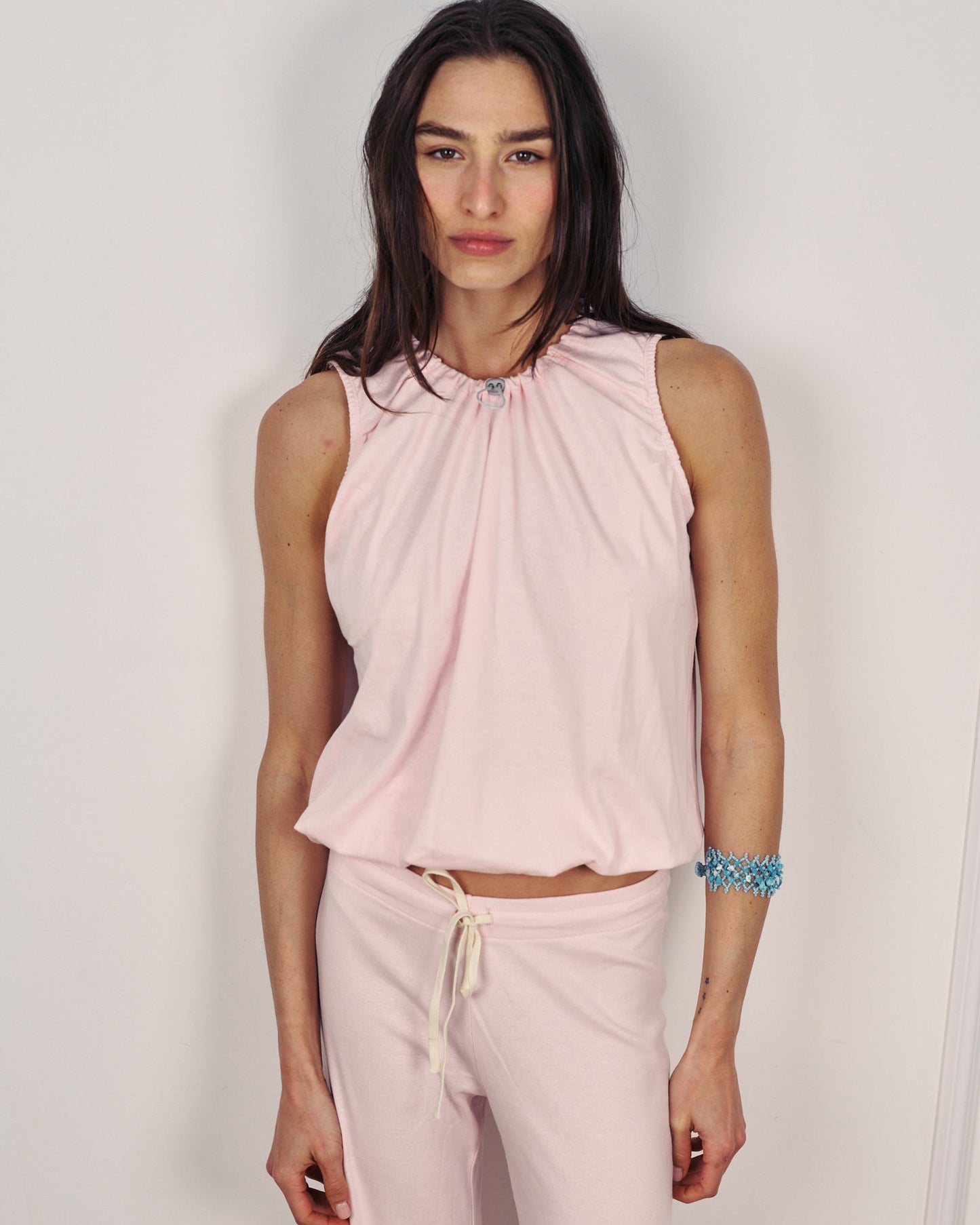 DE Base | Emma Blouse in Cotton Baby-Pink