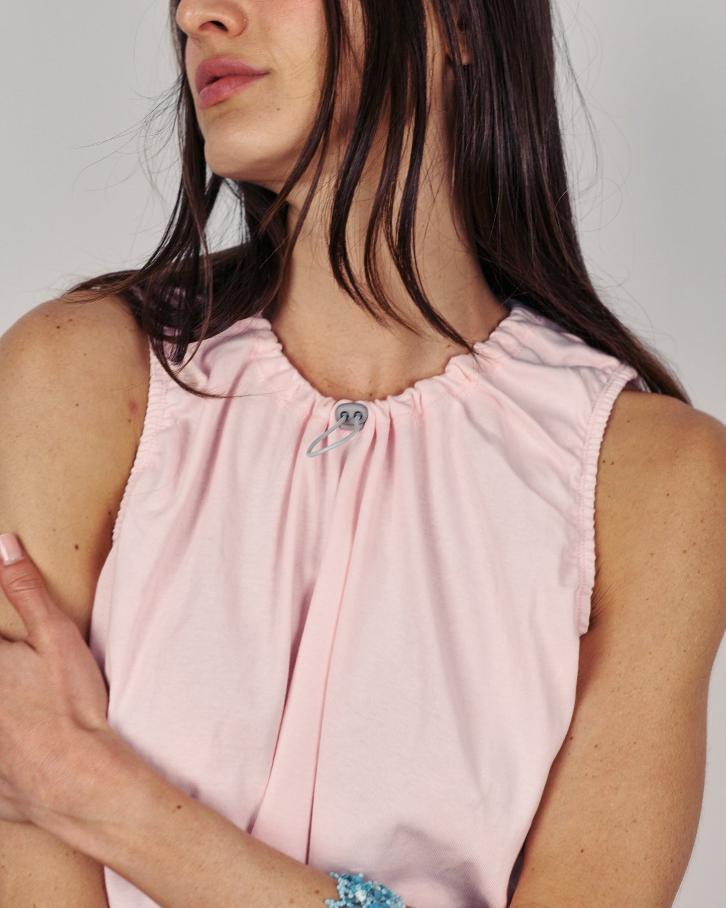 DE Base | Emma Blouse in Cotton Baby-Pink