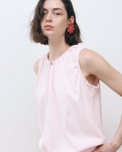 DE Base | Emma Blouse in Cotton Baby-Pink