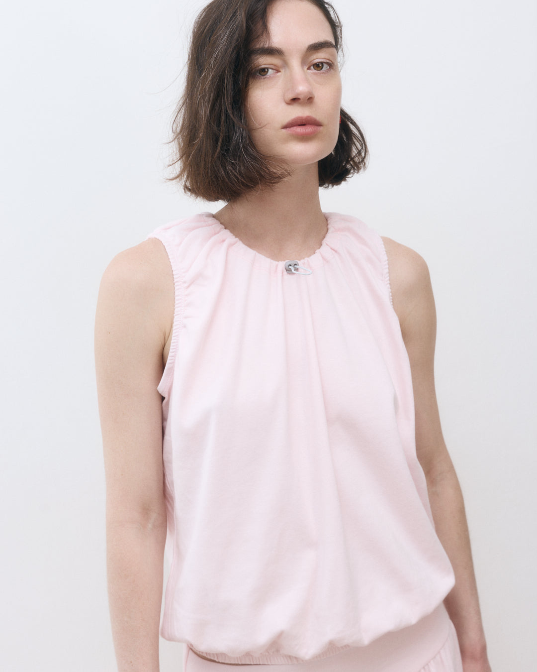 DE Base | Emma Blouse in Cotton Baby-Pink