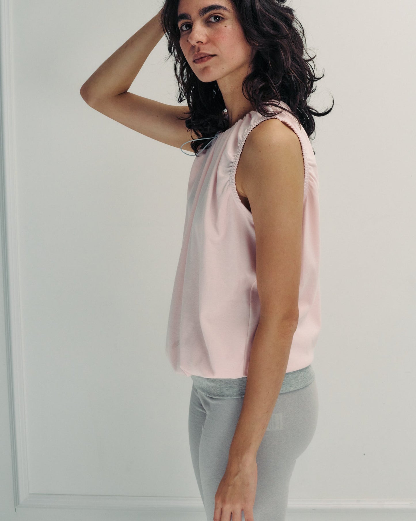 DE Base | Emma Blouse in Cotton Baby-Pink