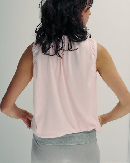DE Base | Emma Blouse in Cotton Baby-Pink