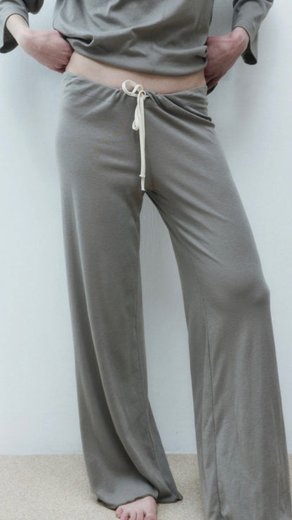 DE Base | Ruth Wide-Leg Pant - Chelsea-Grey