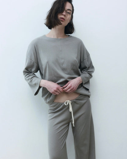 DE Base | Ruth Wide-Leg Pant - Chelsea-Grey