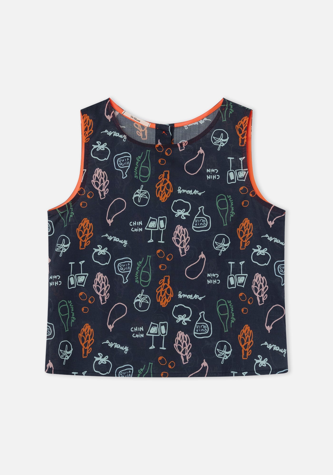 Blouse Ana Veggie Blue