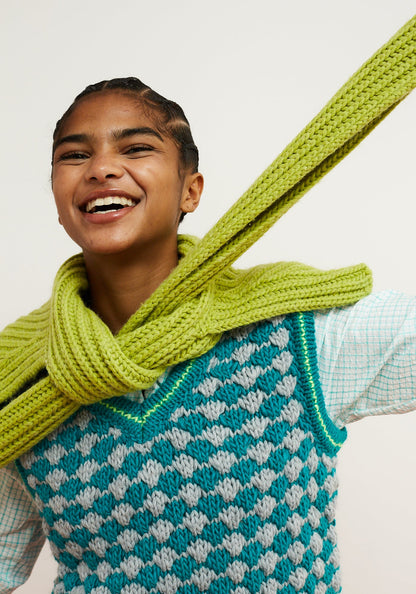 Vest Criss Cross Vest Turquoise