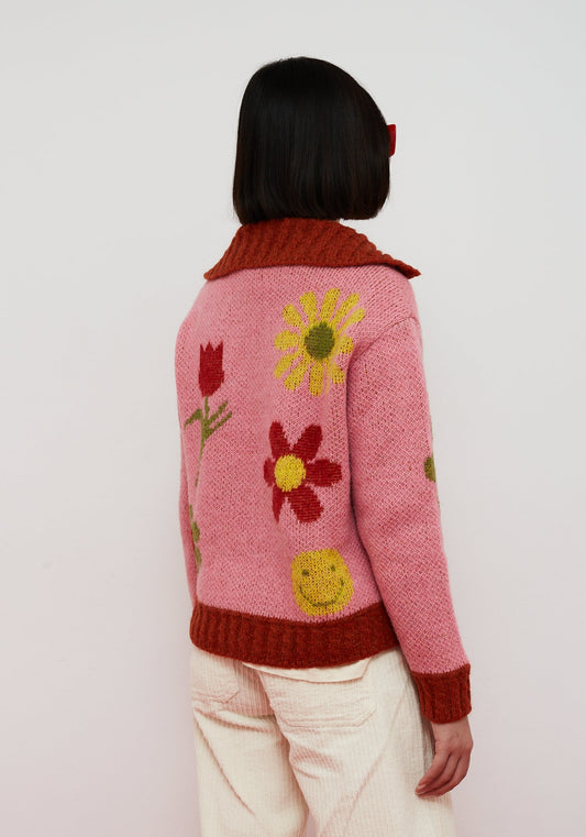 Pullover Daisy Sweate Daisy Sweater Pink