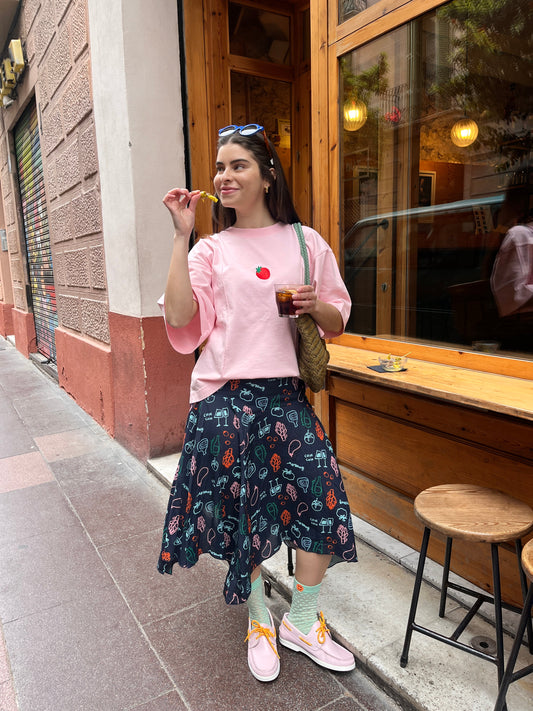 Skirt Feria Veggie Blue