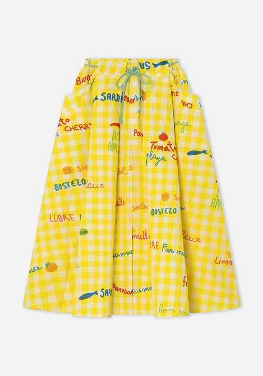 Skirt Jaleo Vichy Yellow