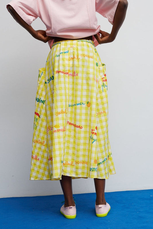 Skirt Jaleo Vichy Yellow