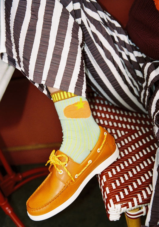 Socks Pomo Aqua