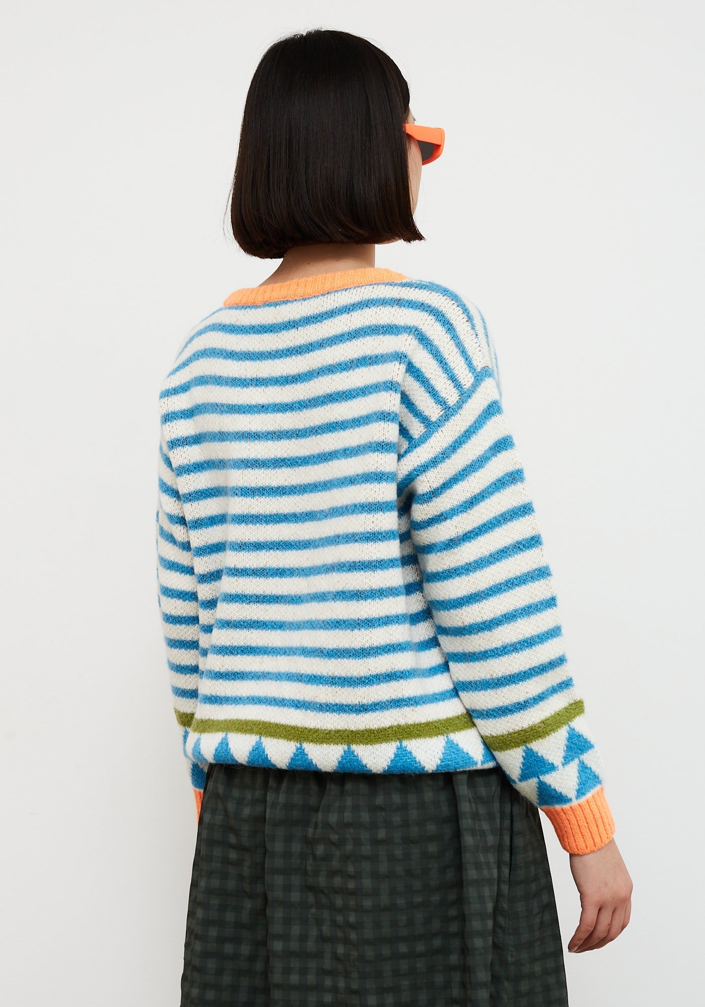 Pullover Rabbit Sweat Rabbit Sweater Blue