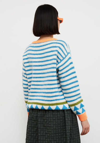 Pullover Rabbit Sweat Rabbit Sweater Blue