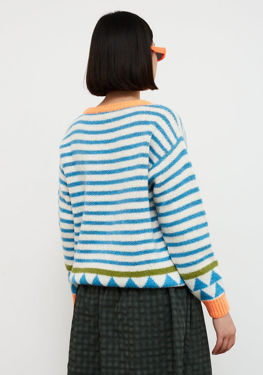 Pullover Rabbit Sweat Rabbit Sweater Blue