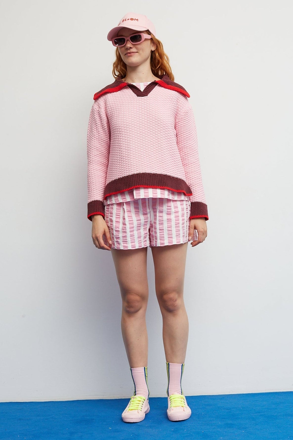 Shorts Star Rayas Pink