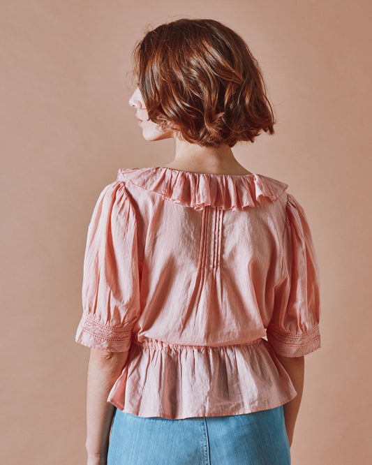 Blouse Damoiseau Rose-Indien