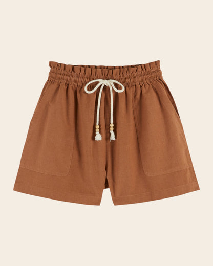 EMILE ET IDA | Darren Brownie Shorts - Elasticated Waist